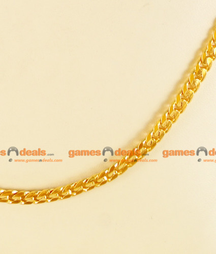 CH0110 Gold Plated Jewellery Traditional Light Weight Mens Chain Design